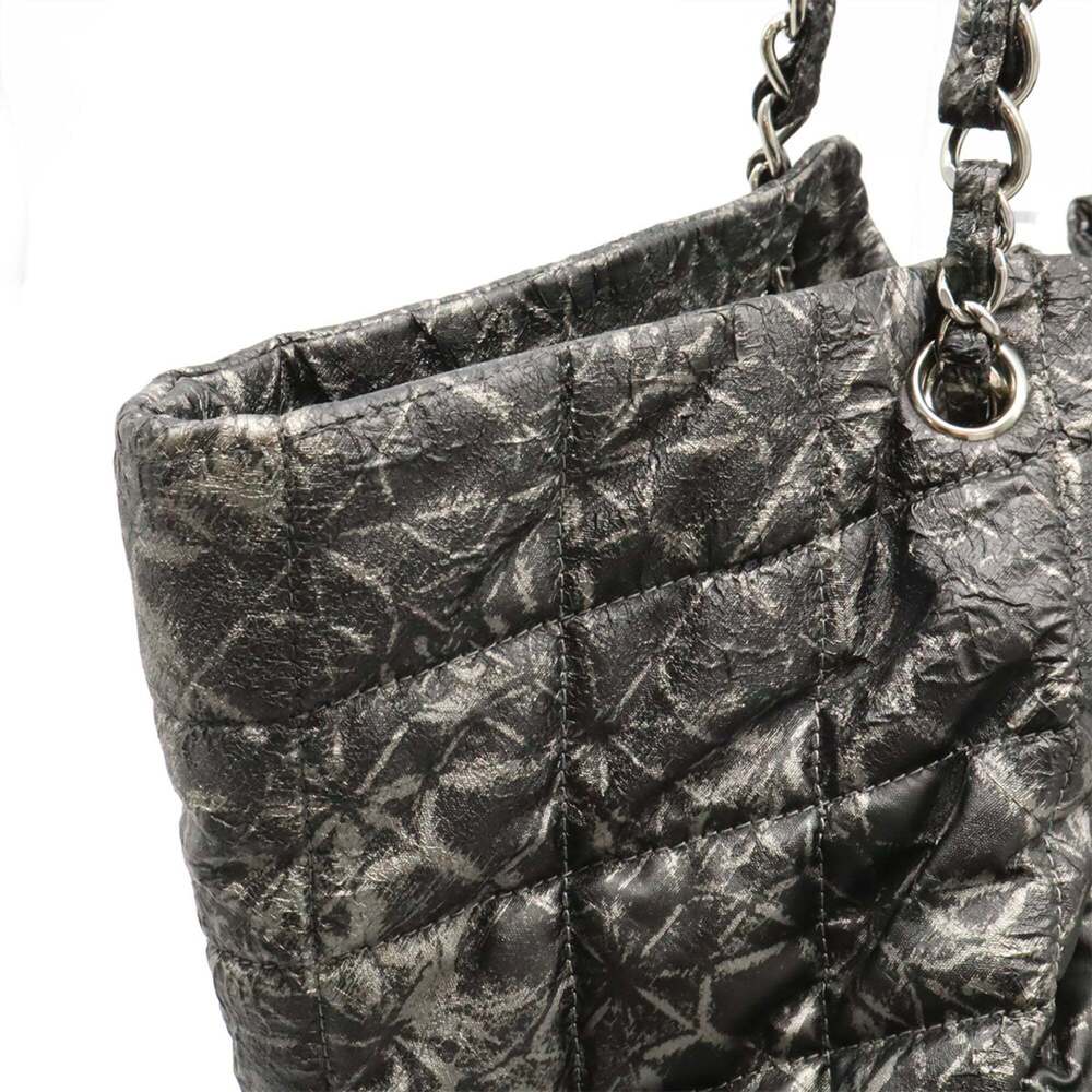 CHANEL Gray Logo Shoulder Bag - Picture 7 of 9
